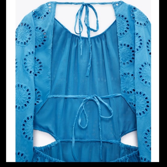 GORGEOUS ZARA Cutout Embroirdered Dress - Picture 8 of 10